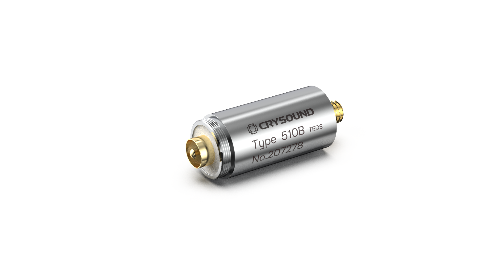 CRY510B 1/2” IEPE传声器前置放大器，10-32UNF接口，TEDS，短款