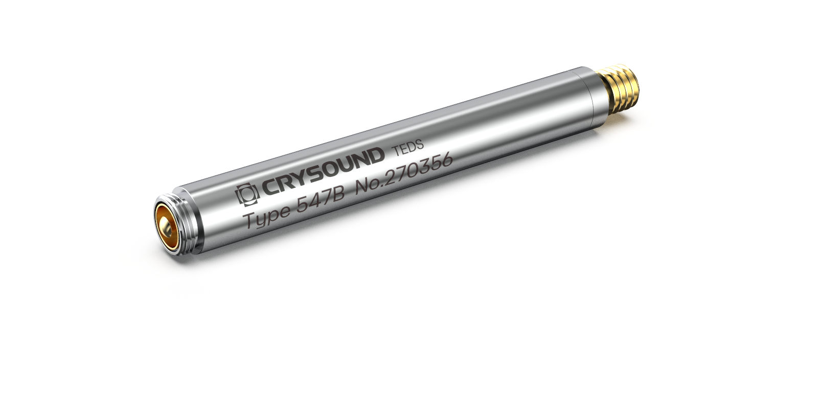 CRY547B 1/4” IEPE传声器前置放大器，10-32UNF接口，TEDS