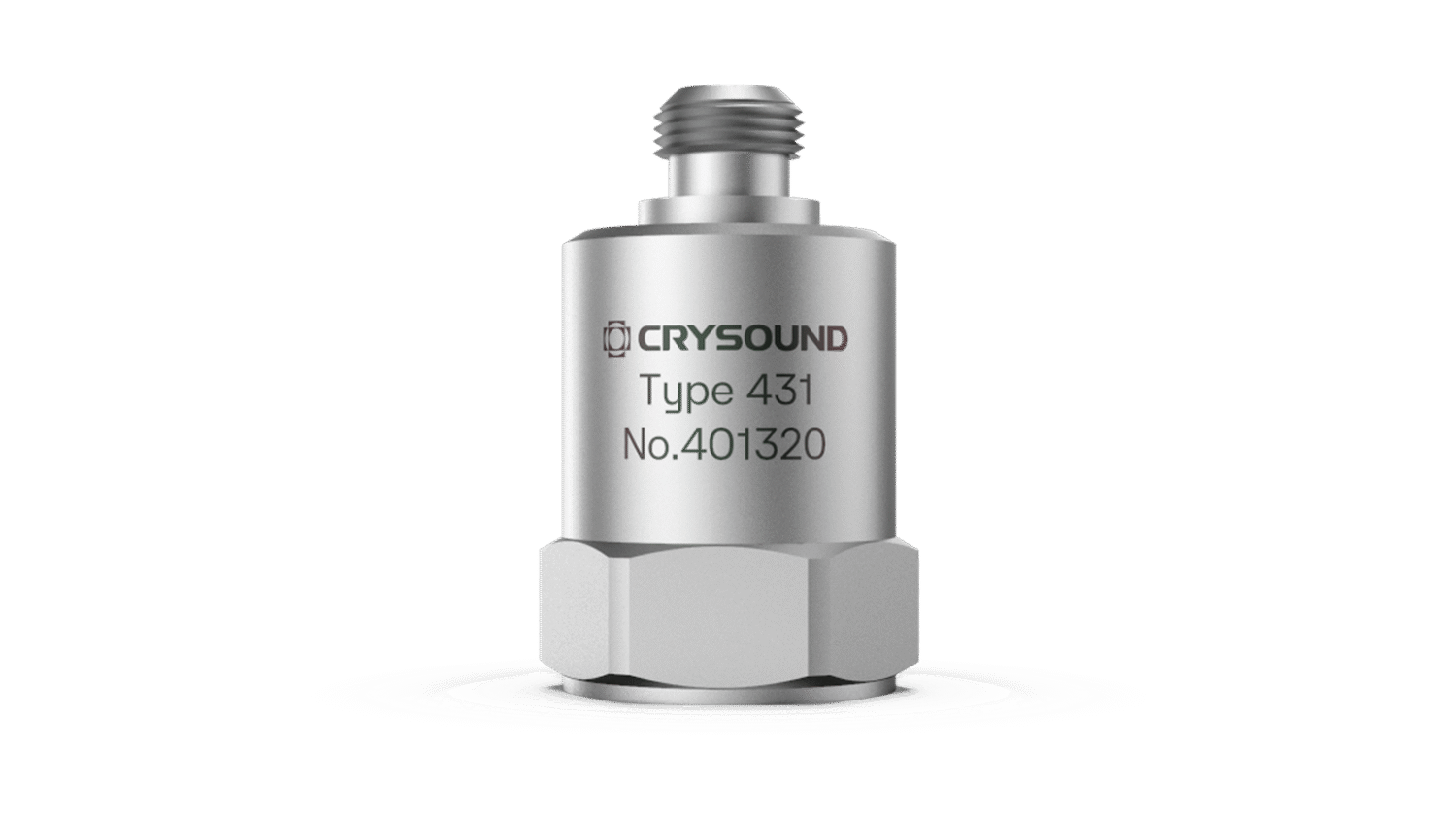 CRY431 IEPE加速度计，单轴，5mv/g，±1000g pk，1Hz ~ 12kHz
