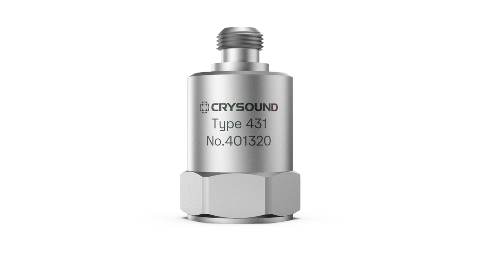 CRY431 IEPE加速度计，单轴，5mv/g，±1000g pk，1Hz ~ 12kHz