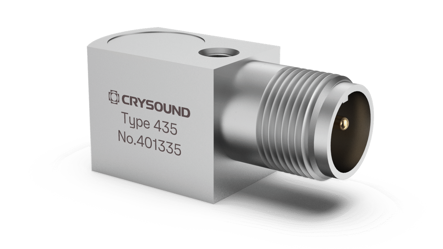 CRY435 IEPE加速度计，单轴，100mV/g，±50g pk，0.5Hz ~ 6kHz