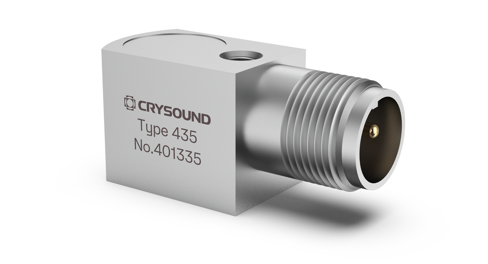 CRY435 IEPE加速度计，单轴，100mV/g，±50g pk，0.5Hz ~ 6kHz