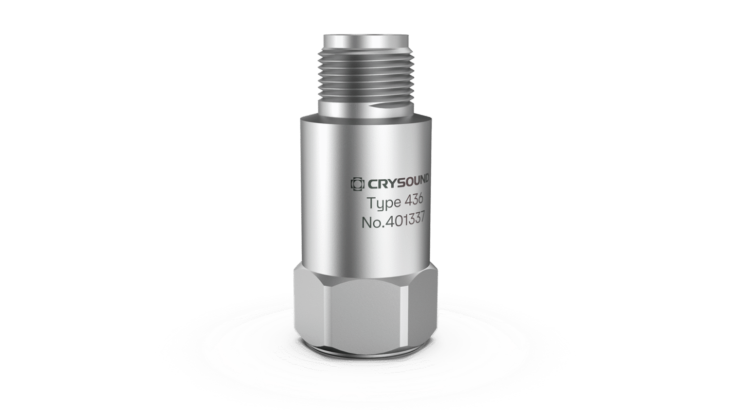 CRY436 IEPE加速度计，单轴，100mv/g，±50g pk，1Hz ~ 12kHz