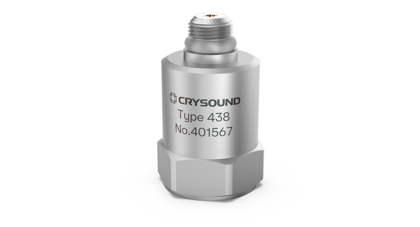 CRY438 IEPE 加速度计，单 轴，10mv/g，±500g pk，1Hz ~ 10kHz