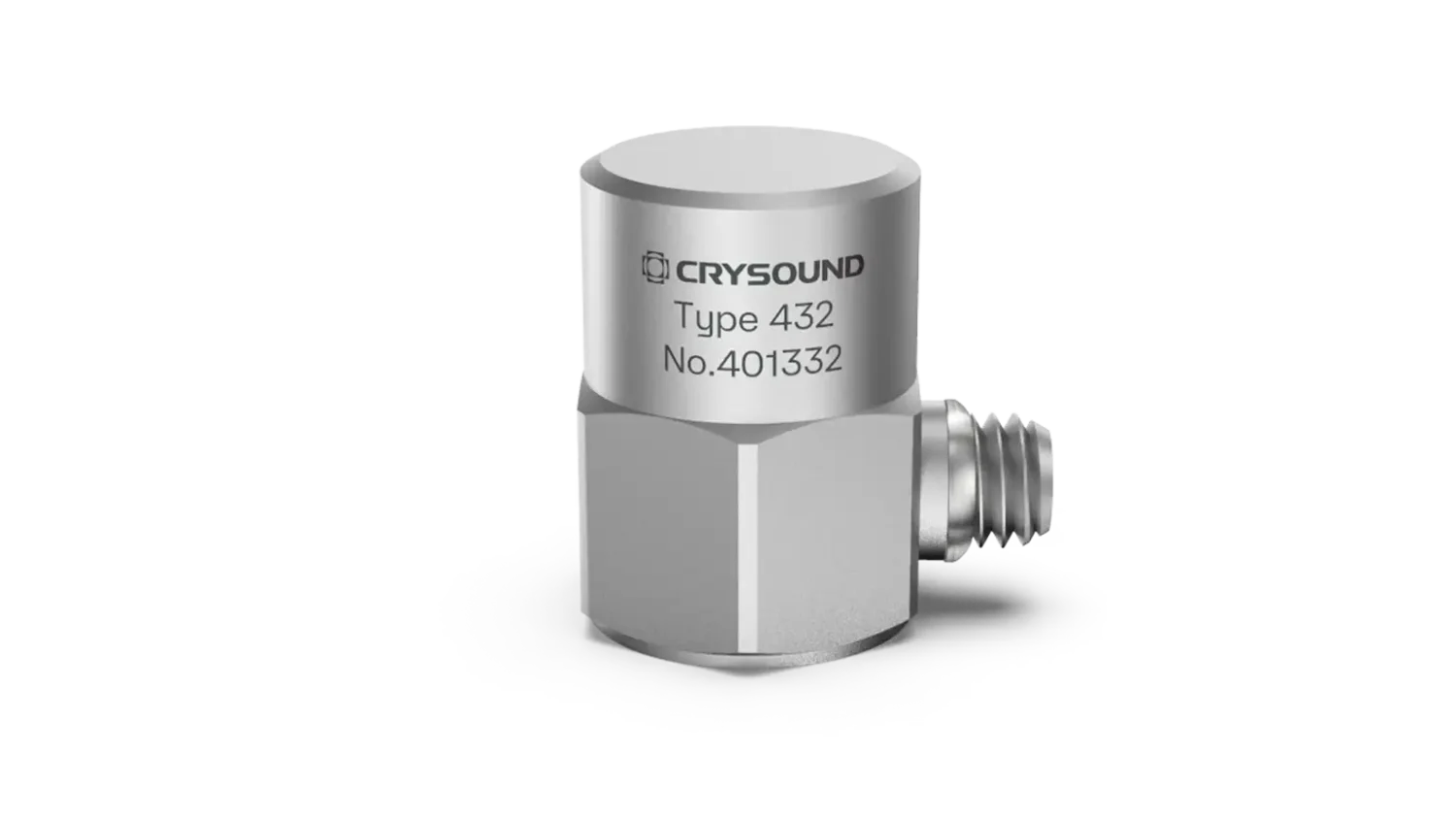 CRY432 IEPE加速度计，单轴，5mv/g，±1000g pk，1Hz ~ 12kHz