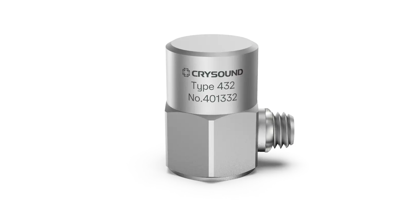 CRY432 IEPE加速度计，单轴，5mv/g，±1000g pk，1Hz ~ 12kHz