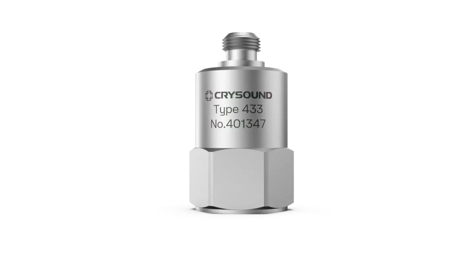 CRY433 加速度计，单轴，100mv/g，±50g pk，0.5Hz ~ 8KHz