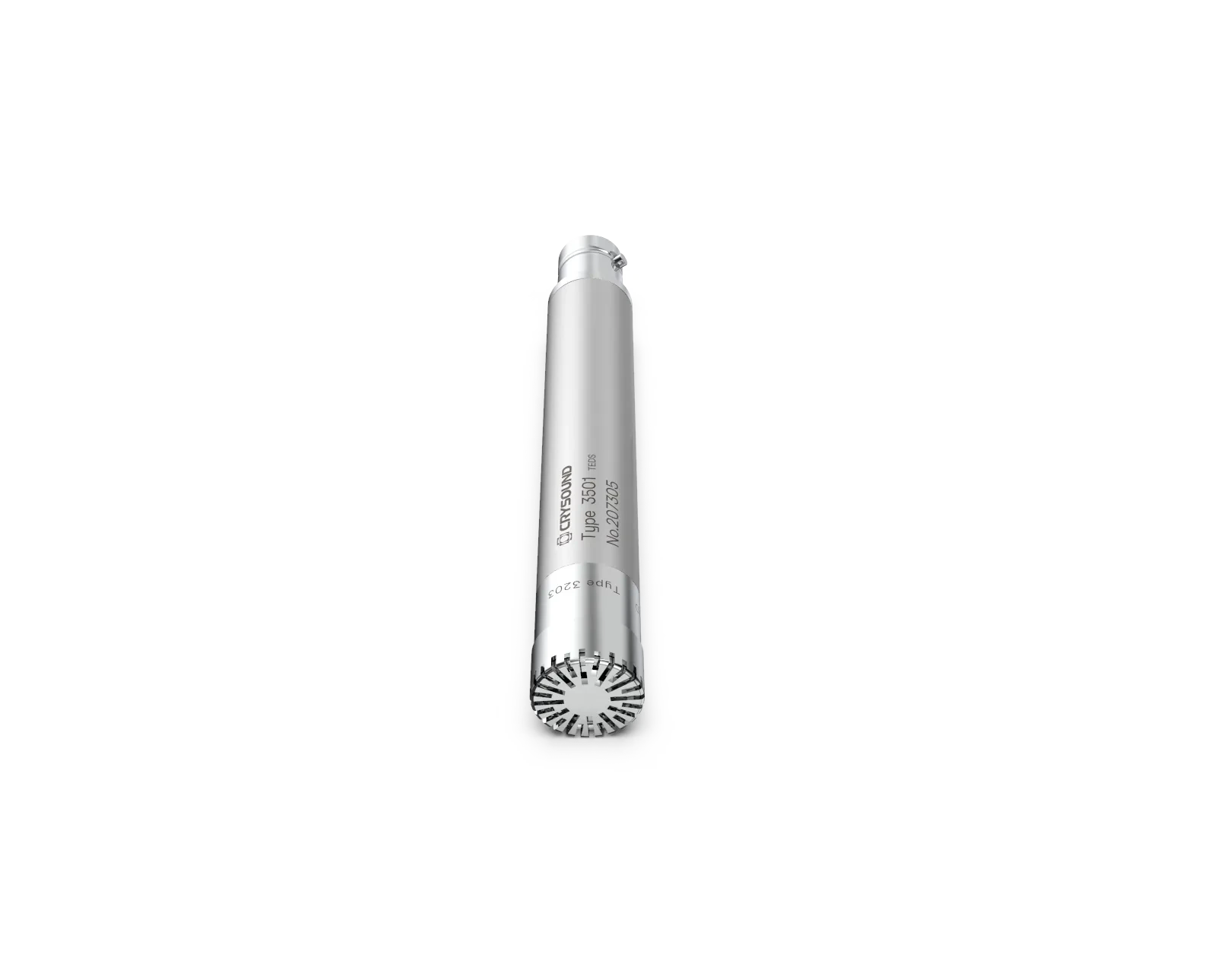 CRY3203-S01 1/2 英寸自由场传声器套装，灵敏度 50 mV/Pa，高达20kHz，IEPE 输出。