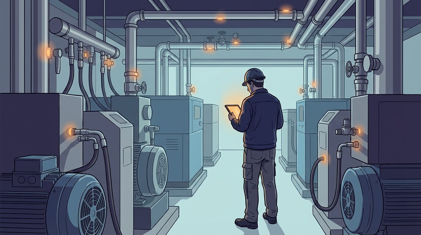 工业现场中隐藏的压缩空气泄漏造成能耗和产能损失