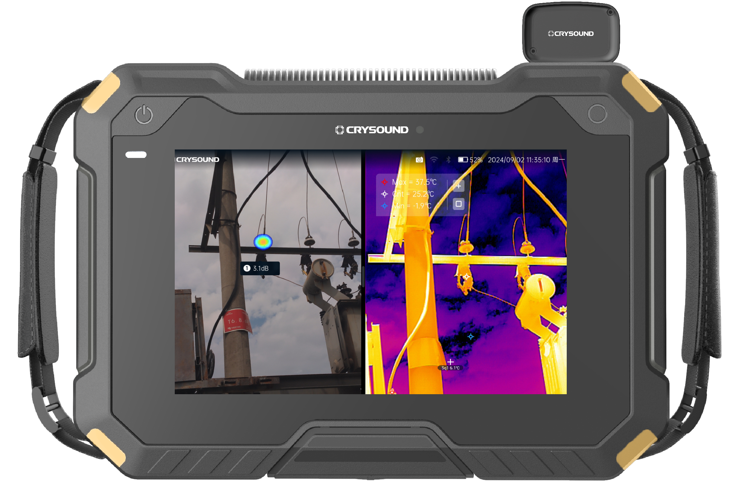 CRY8122 让局放与热故障巡检更直观、更完整