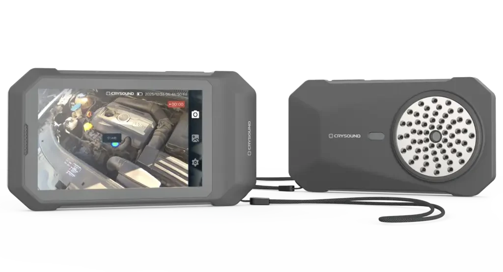 crysound-pocket-acoustic-imaging-camera-front-and-back-view - 兆华电子CRYSOUND:声学测试专家 - 测量美好声音