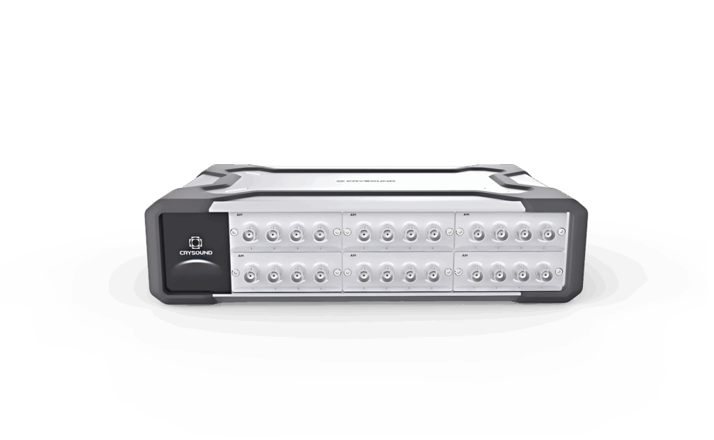 兆华电子 CRYSOUND SonoDAQ 多通道声学振动数据采集系统,用于测量传声器 TEDS 读取验证